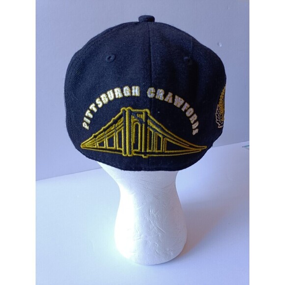 Pittsburgh Crawfords Fitted Hat 6⅞ National League Black Unisex - Picture 4 of 8